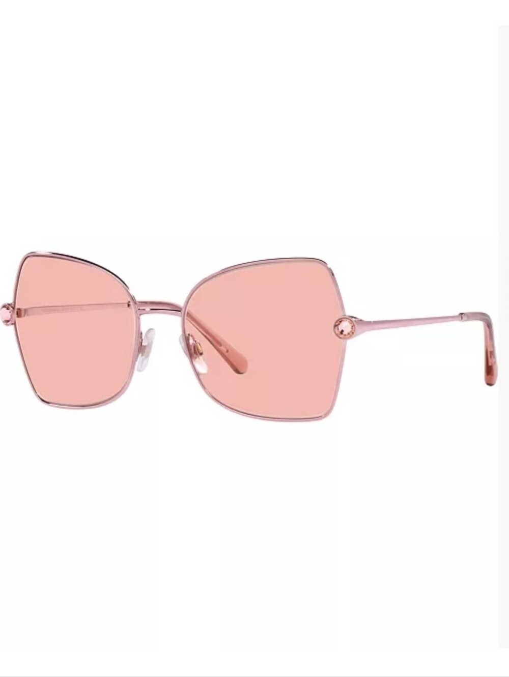 Dolce & Gabbana Pink Rimless Women's Sunglasses